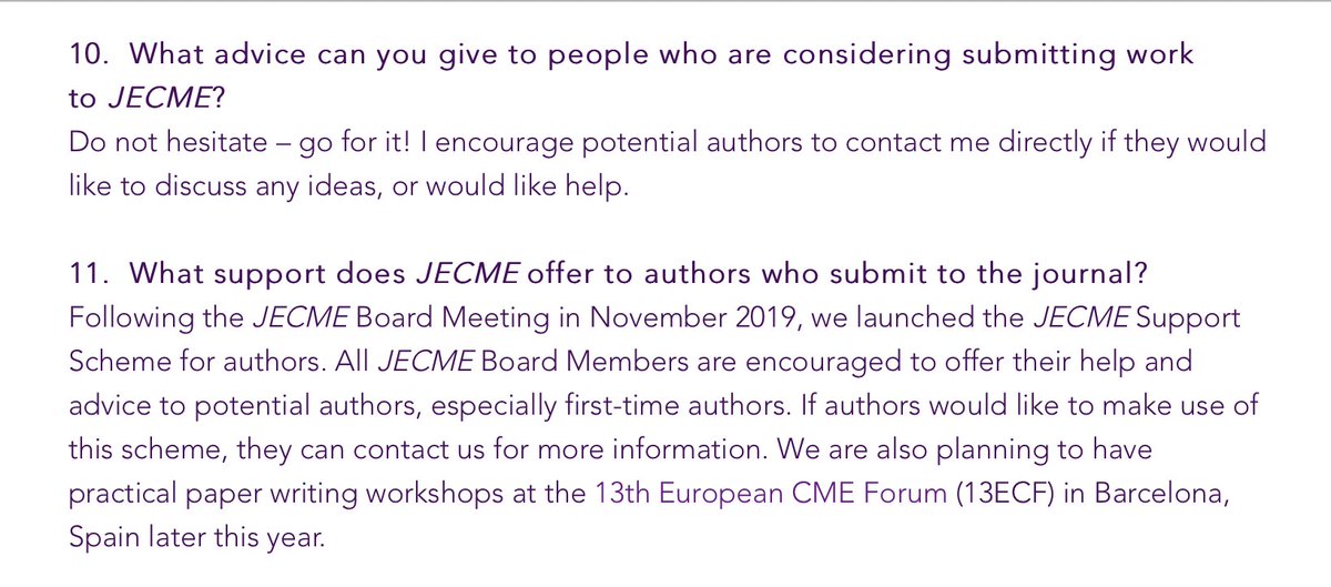 Journal of CME tweet media