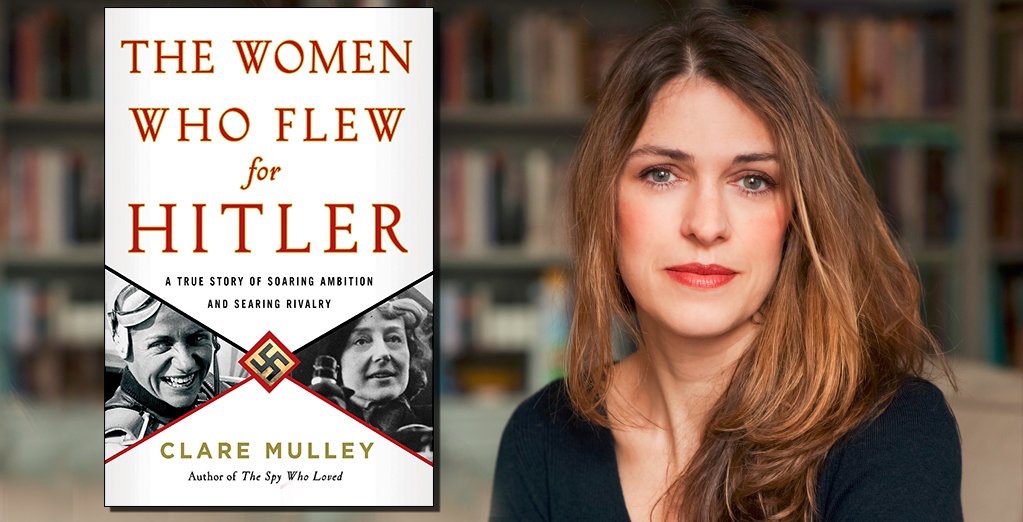claremulley's tweet photo. Last week the excellent #SamLeith @questingvole, lit ed of the @spectator, interviewed me about #TheWomenWhoFlewForHitler for a @chiddlitfest podcast. You can now hear us chatting away at: https://t.co/dW9xsN03Sh https://t.co/LykuCFyRSt