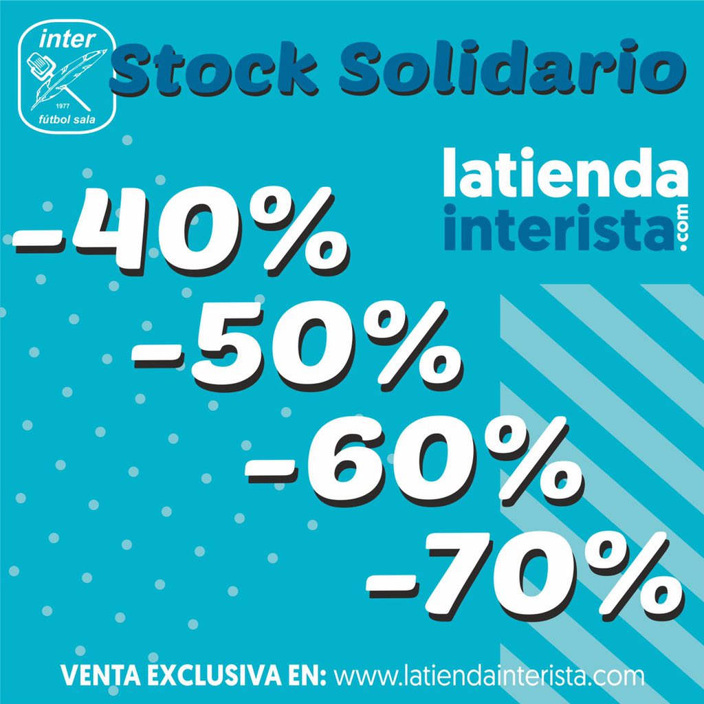 TiendaInterista's tweet photo. La solidaridad en primera línea de juego‼️
😉Gracias al #StockSolidario de #MovistarInterFS tu compra de productos en la @TiendaInterista ayudará al Comedor Solidario de Torrejón de Ardoz.
🤝Colabora con #InterSolidario en
➡️https://t.co/i9D4wtgXc0
#SeguimosConectados https://t.co/XsNyflRTdm