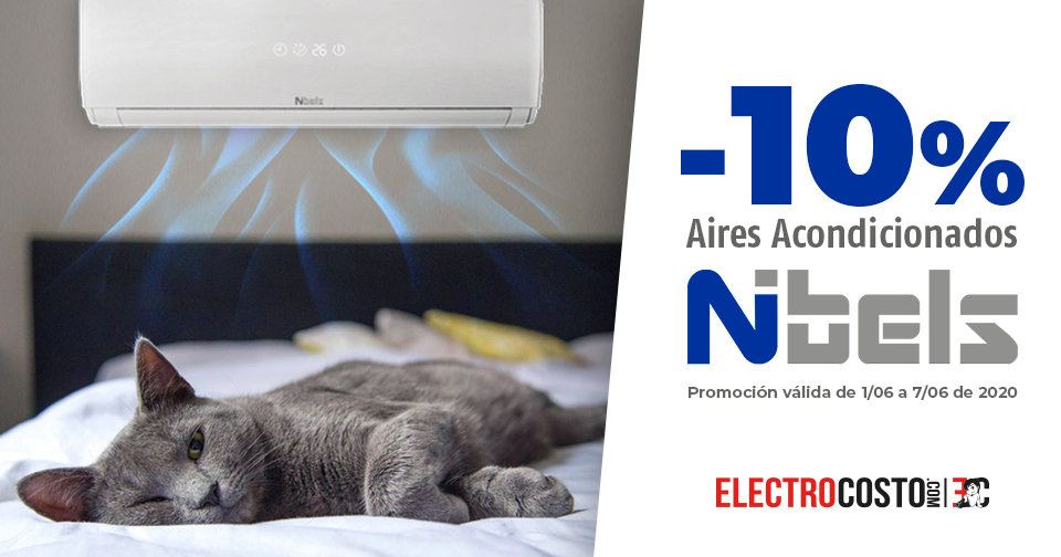 Electrocosto's tweet photo. ¡Desde hoy y hasta el día 7 de junio, podéis aprovechar el 10% de descuento en nuestros magníficos aires acondicionados #Nibels! 😬

¡Convierte tu casa en el mejor lugar para pasar el verano! 😏

👉 https://t.co/lj7vSsMJsV https://t.co/MYw7yPwPCm