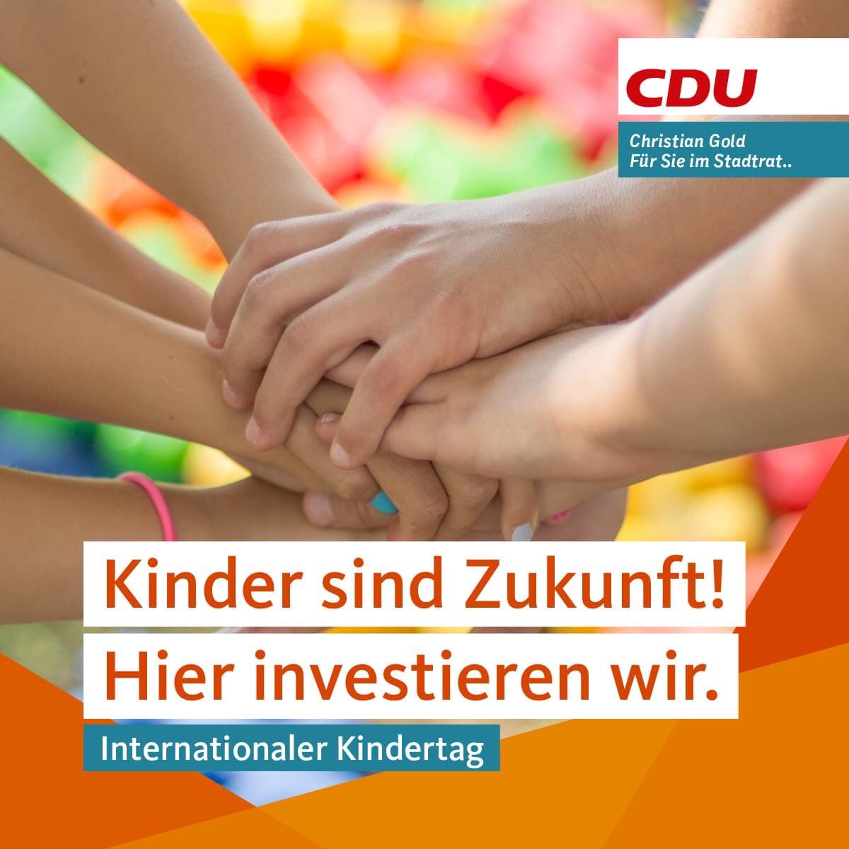 Kinder sind Zukunft: Wir investieren in Kita, Schule, OGS und Jugendhilfe.