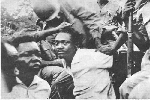 13. Eventually, Lumumba was captured by Mobutu’s troops who then handed him over to the Belgian and Katangese troops that executed him. Crazy how all of these western white people wanted him dead, but the people who done the killing were his own, governed by Belgian rule.