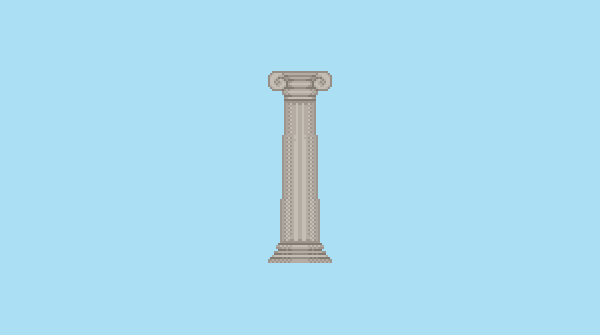 squarelaxy's tweet photo. #pillar #pixel_dailies #pixelart @Pixel_Dailies https://t.co/b6q2nHY43K