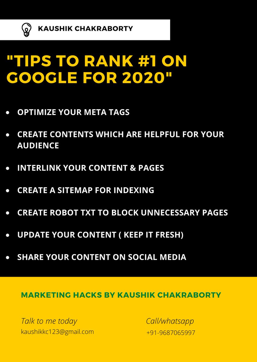 kaushikkc123's tweet photo. #SEO SEO Is a Cost-Efficient Investment During #COVID19 -Few Tips to Rank #1 On Google Search #digitalmarketingtips https://t.co/WfX5MxJW2r