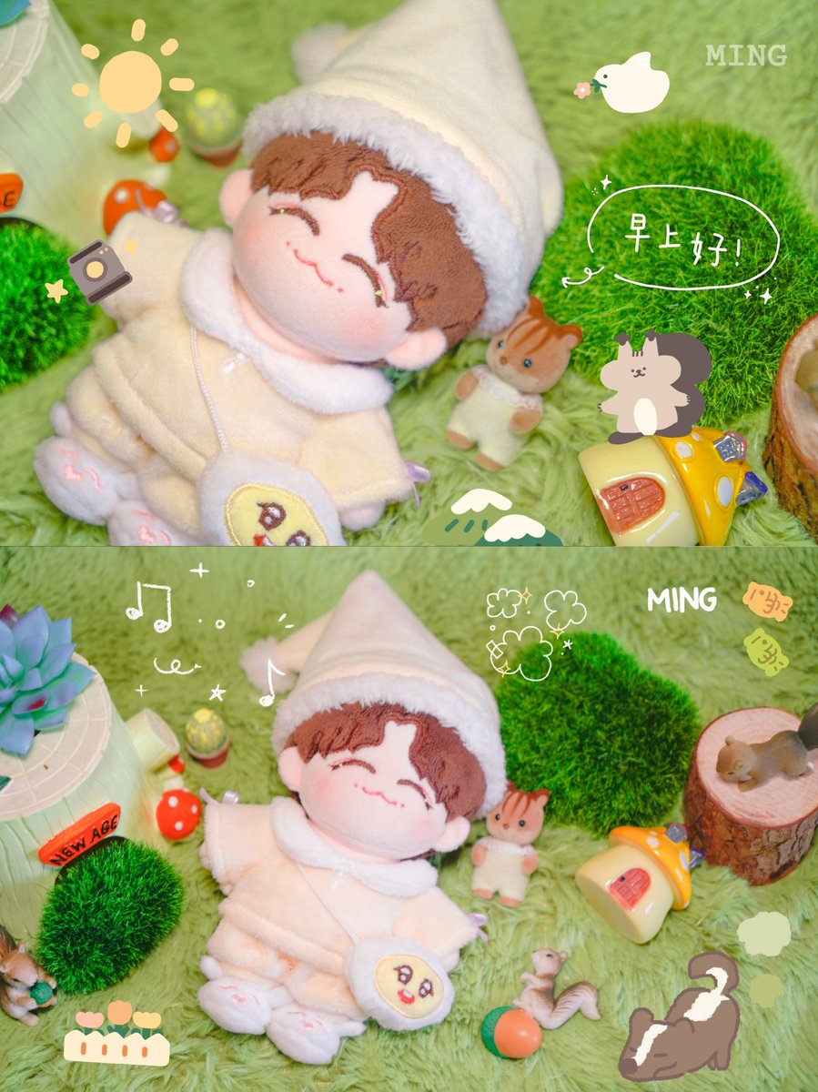 MINGwithTan's tweet photo. 🌻Morning CC🌻open order✨
Time:20200601-20200630
Size:15cm
Father:JungHoSeok
setA:only doll=75CNY
setB:doll+setC=137CNY
setC:squirrel pajamas=65CNY
setD:cat pajamas=65CNY
Gift:birth certificate（setA setB only）
#btsdoll #btsdolls #방탄인형 #btsぬいぐる #jhopedoll #hoseokdoll 🐿️ https://t.co/fE9YrNhIMQ