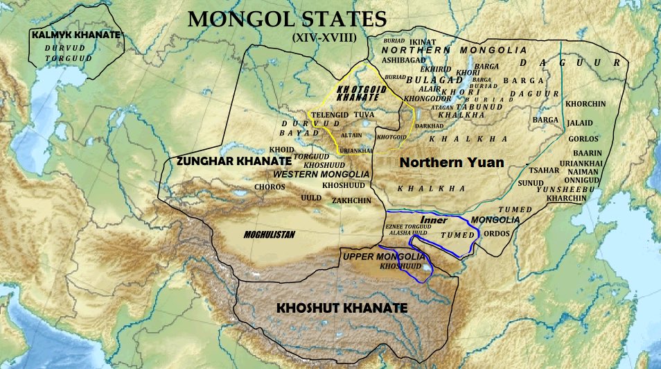 This paved way for Gushi Khan of Khoshut tribes of Oriat Mongol to invade Tibet in support of 5th Dalai Lama. Gushi Khan founded Khoshut Khanate in Tibet. Mongols controlled secular and military affairs of Tibet while 5th Dalai Lama controlled spiritual matters