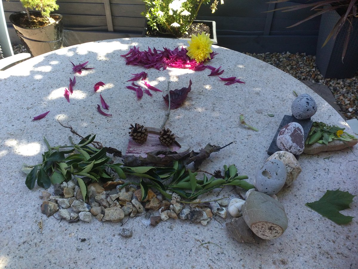 CharlotteShiles's tweet photo. Some amazing nature art coming in from our home learners ⁦@stbartsRWB⁩ to brighten up my Monday! This one is a boat on the sea...dreaming of holidays! https://t.co/jXp5g6gwmI