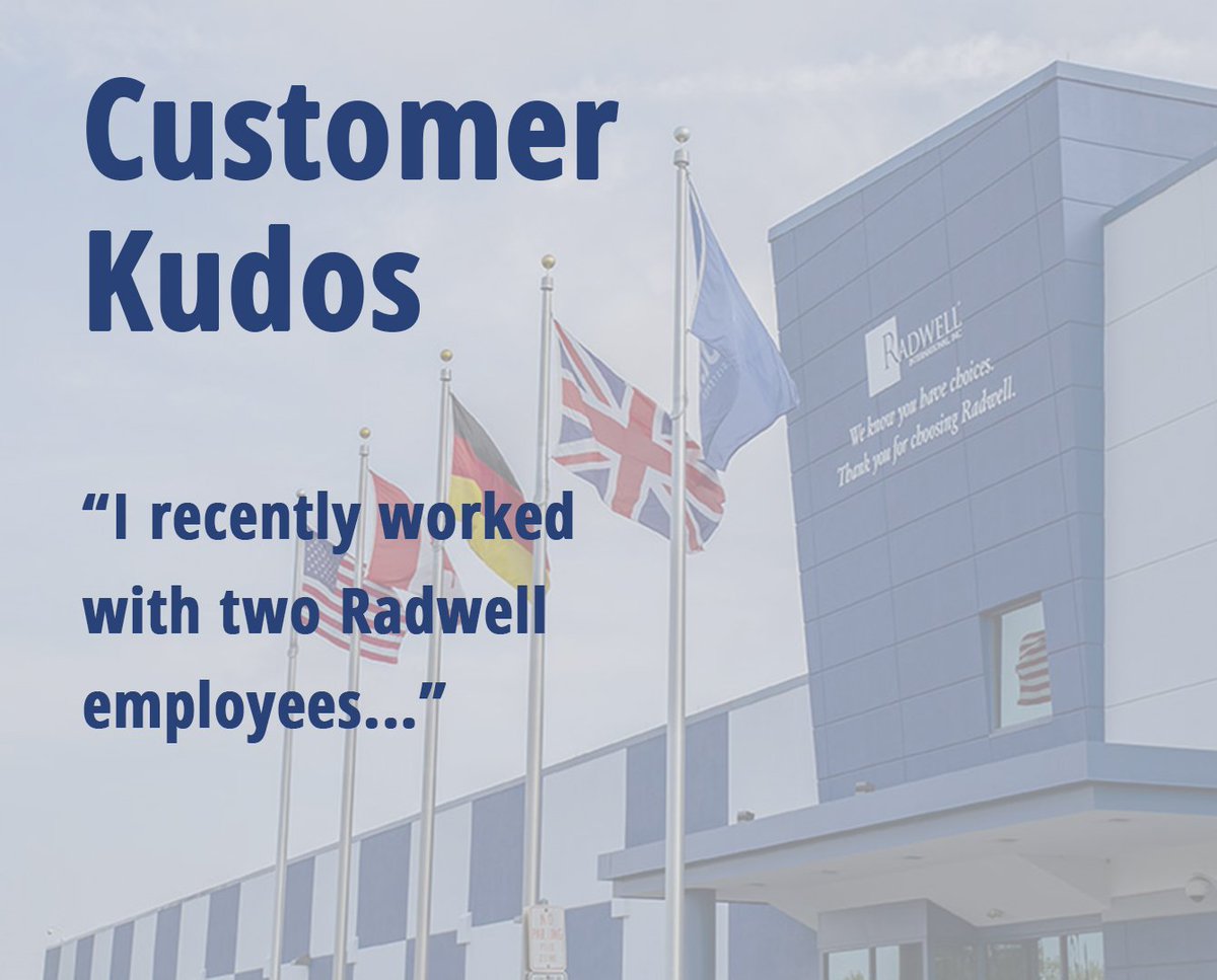 Radwell_Intl's tweet photo. One of our customers received great service from Radwell-Texas and wanted to tell us about it—learn more in this Customer Kudos video from Radwell TV #customerkudos #radwelltv #customerfeedback #theradwelldifference #heretohelp
https://t.co/3N2afWuocH https://t.co/Ujsr1w3ggH