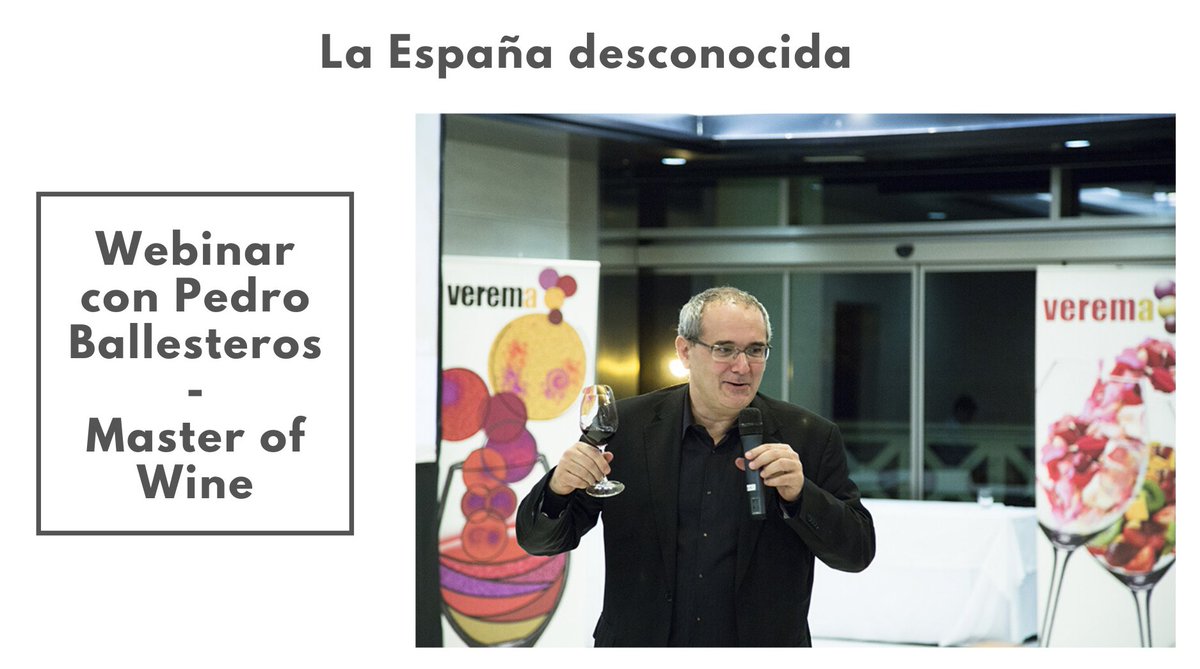 Verema's tweet photo. 🔛 Si te perdiste el webinar de @BallesterosMw Puedes echarle un vistazo al video completo y descubrir el recorrido de esos vinos que se elaboran en zonas que están emergiendo y que son grandes desconocidas para muchos ➡️https://t.co/nTyZwgsr7T #webinnar #pedroballesteros #wine https://t.co/FzptTywhRA