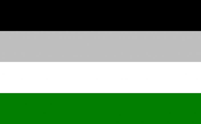 26. androphilia flag- represents people who are attracted to men and/or masculinity