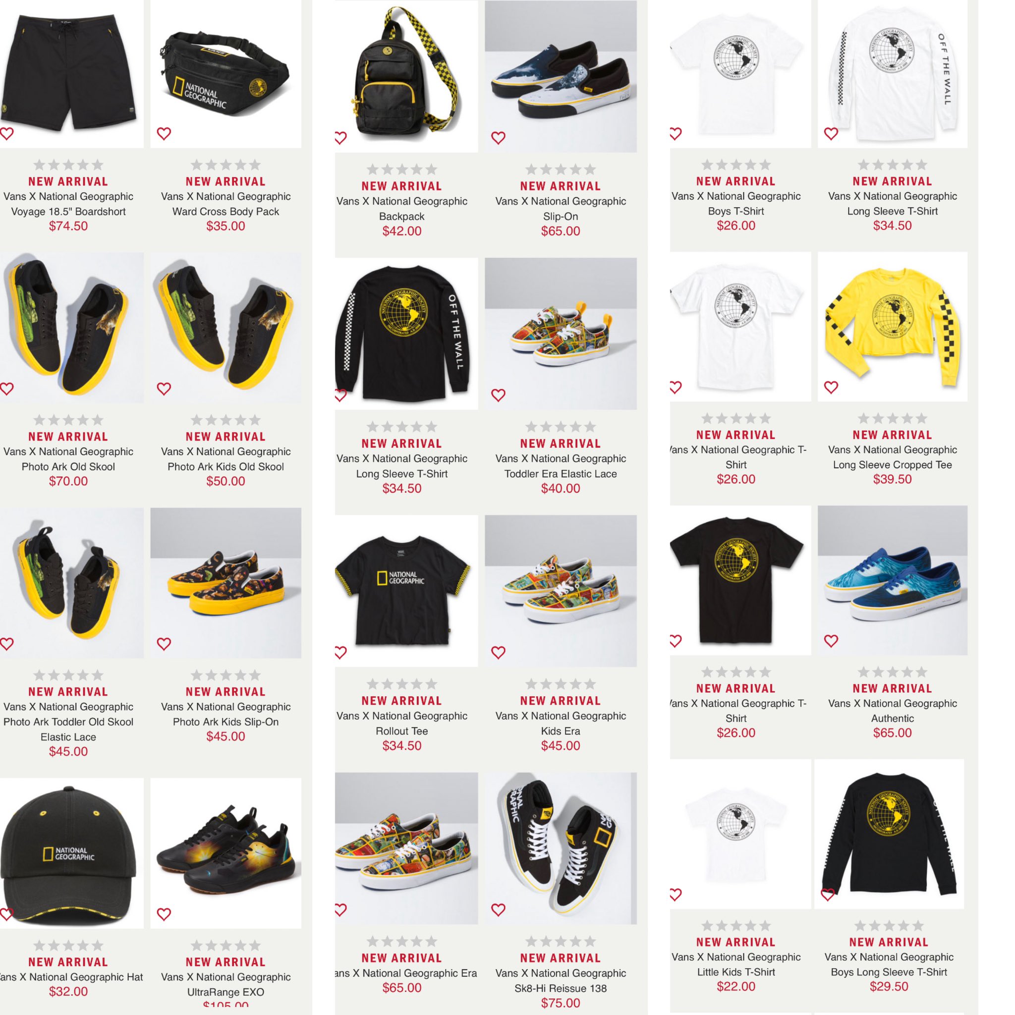 vans x national geographic backpack