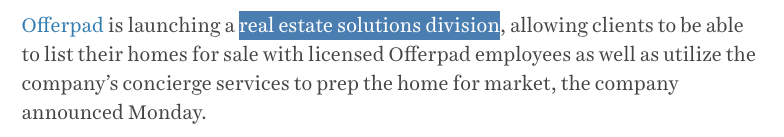 sbierb's tweet photo. A large part of innovation in residential real estate tech is messaging. Creating a brokerage without calling it a brokerage. Employing real estate agents without calling them real estate agents. https://t.co/UxW74Dve6M https://t.co/AtcKdRKd1J