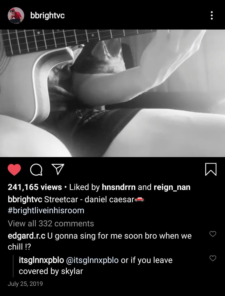 BUT, on July 25, 2019,  #Bbrightvc posted this song called "Streetcar" by Daniel Caesar. This is the first stanza of the song:Let me knowDo I still got time to grow?Things ain't always set in stoneThat be known let me knowIs he still confused??? #WinMetawin???