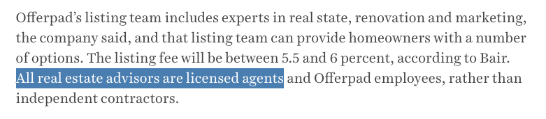 sbierb's tweet photo. A large part of innovation in residential real estate tech is messaging. Creating a brokerage without calling it a brokerage. Employing real estate agents without calling them real estate agents. https://t.co/UxW74Dve6M https://t.co/AtcKdRKd1J