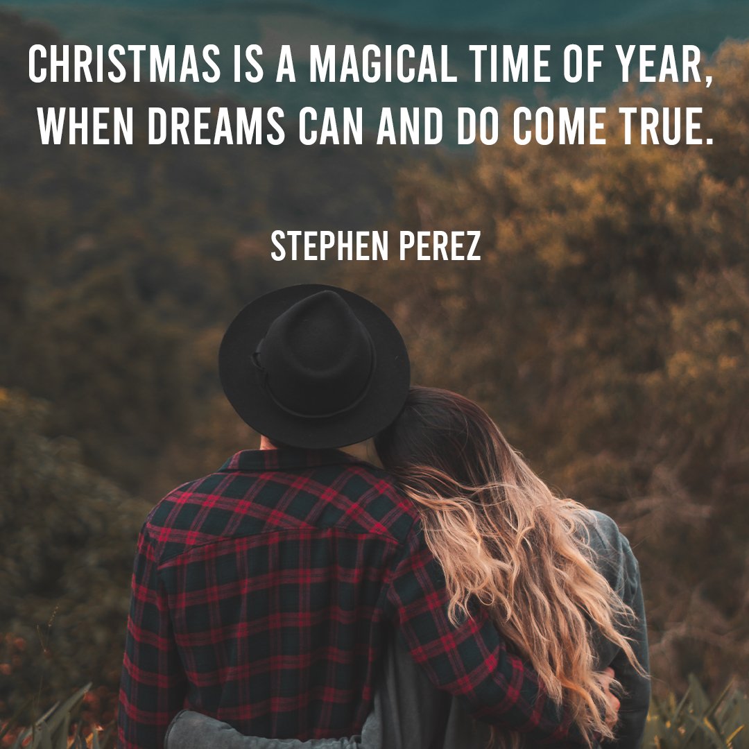 Christmas is a magical time of year when dreams can do and do come reality. 💑What do you think?
Comment below 👇

#thoughtfulness #lovepoems #lovequotes #lovepoemsforher #poemslovers #poemsaboutlove #booklover