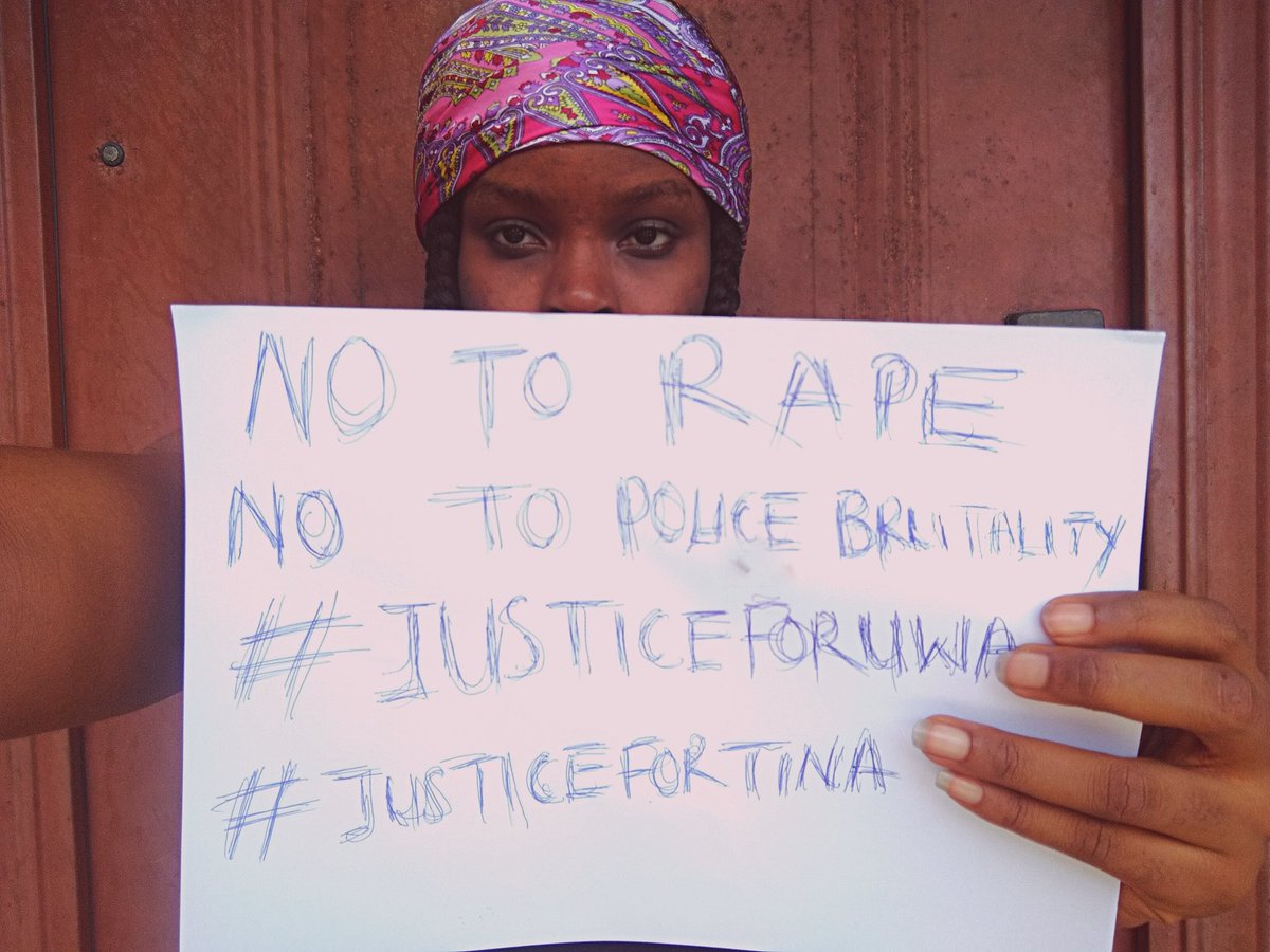 esmeralda1759's tweet photo. There's no excuse for #Rape. There's no justification for #PoliceBrutality
Stop it. #WeAreTired #SheSaysNo #JusticeForUwa #JusticeForTina #StopRapingWomen #WomenLivesMatter #LeaveUsAlone #Women #SheIsHuman #StopHurtingUs #StopKillingUs #Anonymous #Anonymousisback #help https://t.co/3Gye62iPn9