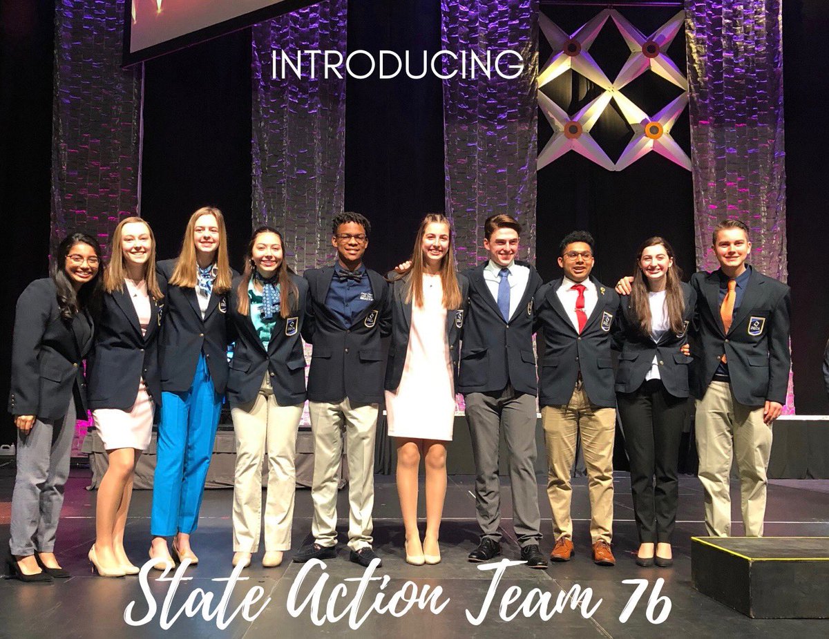 Let’s officially welcome your 2020-2021 State Action Team! Thank you Team 75 for an amazing year, we wish you all the best in your future endeavors. It’s now time for Team 76 to take Virginia DECA to the #NextLevel 🤩 Get ready to meet each new officer over the next few days! 🔷