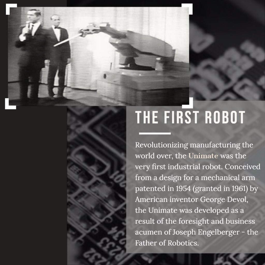robotechlabs's tweet photo. Did you know when was the first Robot invented?🤖💯
Check out our handle for more👇🏻
#robots #technews #robotics #technology #indiatech #engineering #india #robotech #innovation #techfact #dailyupdates #MondayMotivation #ArtificialIntelligence #science https://t.co/6tUB0Dlwze