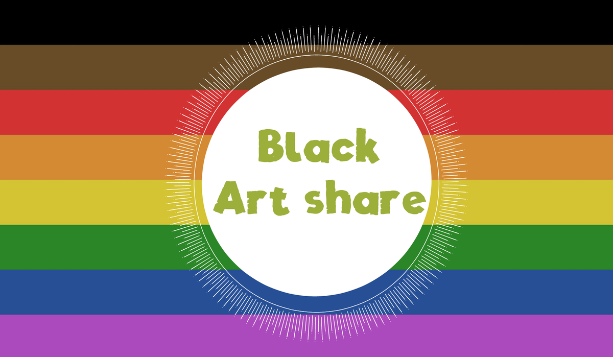 BLACK LGBT CREATIVES ART SHAREIts the beginning of pride and i want to support my friends and fam in who are black and LGBT+ today.Drop your works and paypals/kofis below?RT to get this spread around! ill try to rt as much as i can this monthcomment a lil and support!