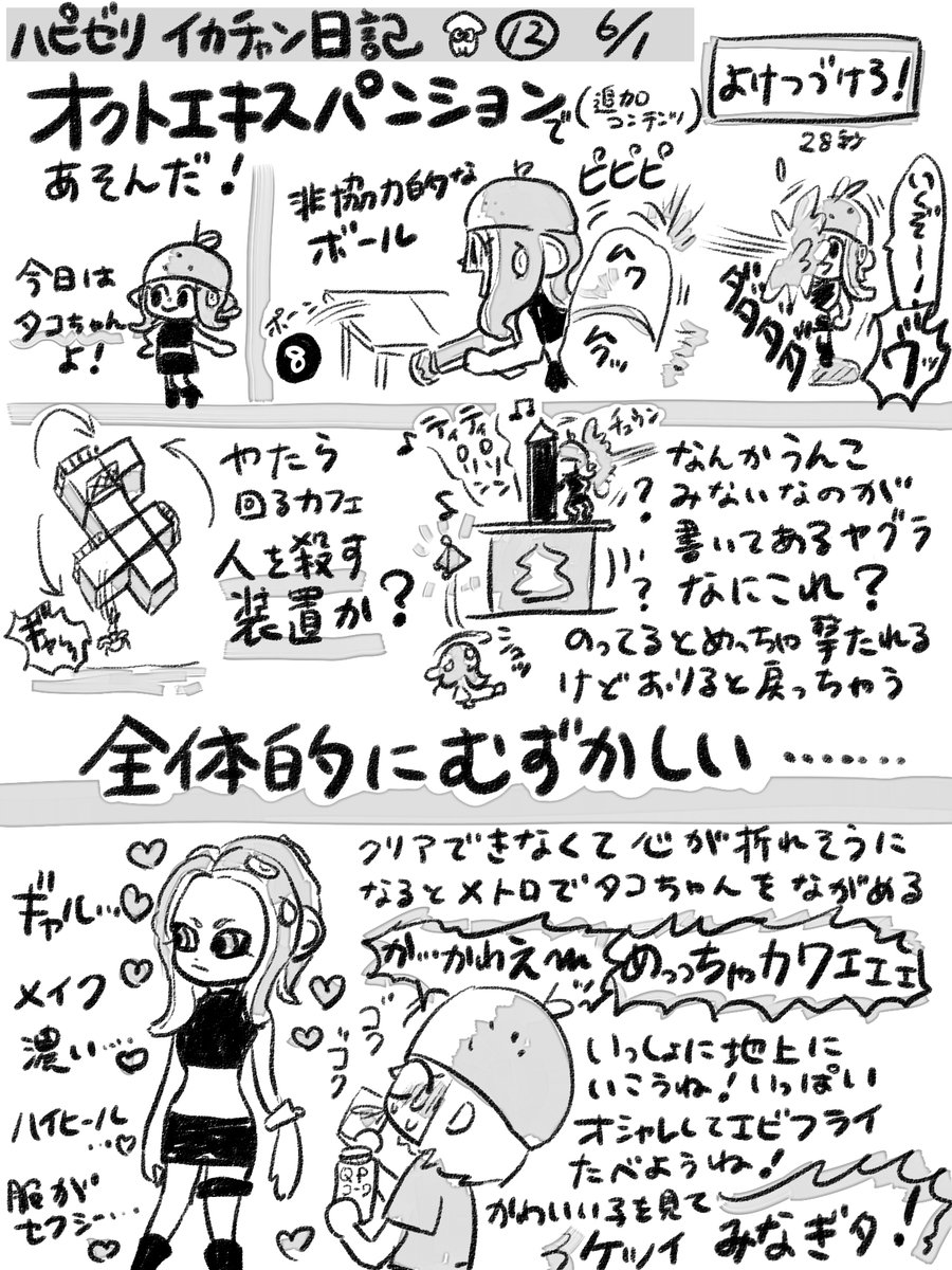 ?スプラトゥーン2日記?
?12回目?
オクトエキスパンションをクリアしました??
※ネタバレがあるのでご注意ください※ 