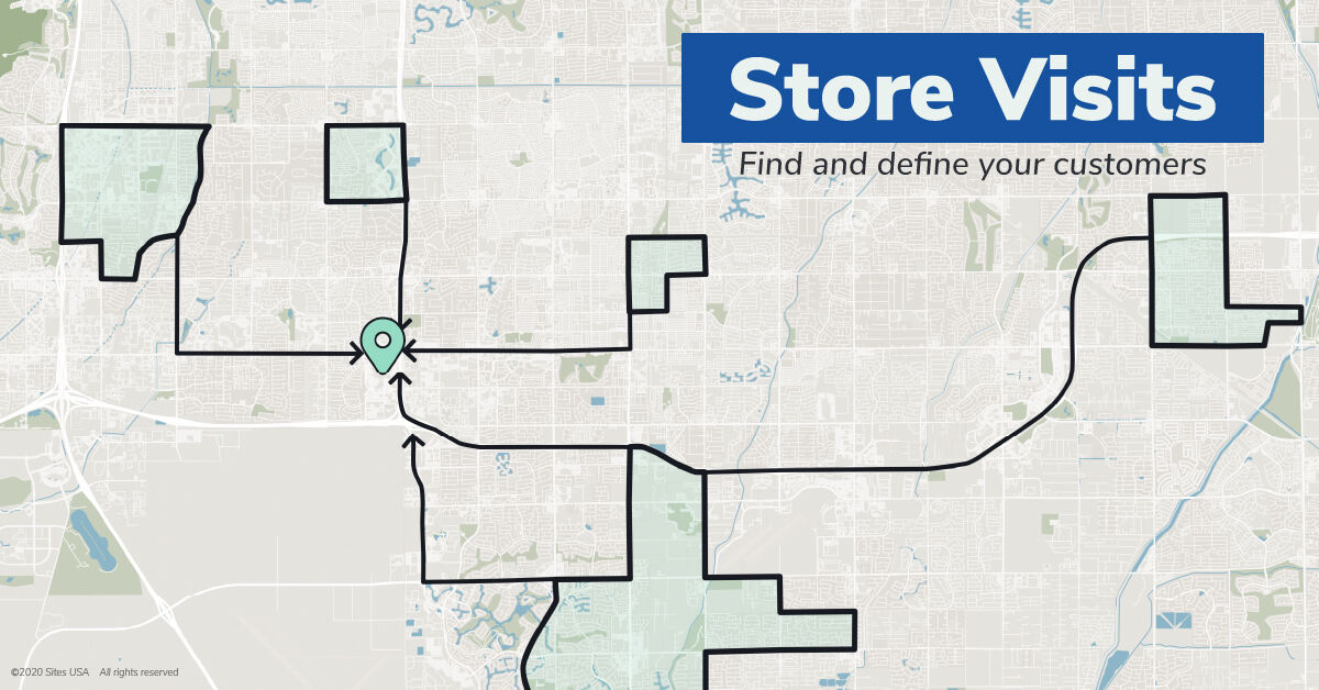 sitesusa's tweet photo. Built from mobile data provided by @SafeGraph, Store Visits helps you see the market reach of a store, center, or mall.
It's available now for REGIS Online! Learn more at https://t.co/iJll9YCjeO
#mobiledata #customerlocations #tradearea #cre #commercialrealestate https://t.co/PbPNSD4eLD