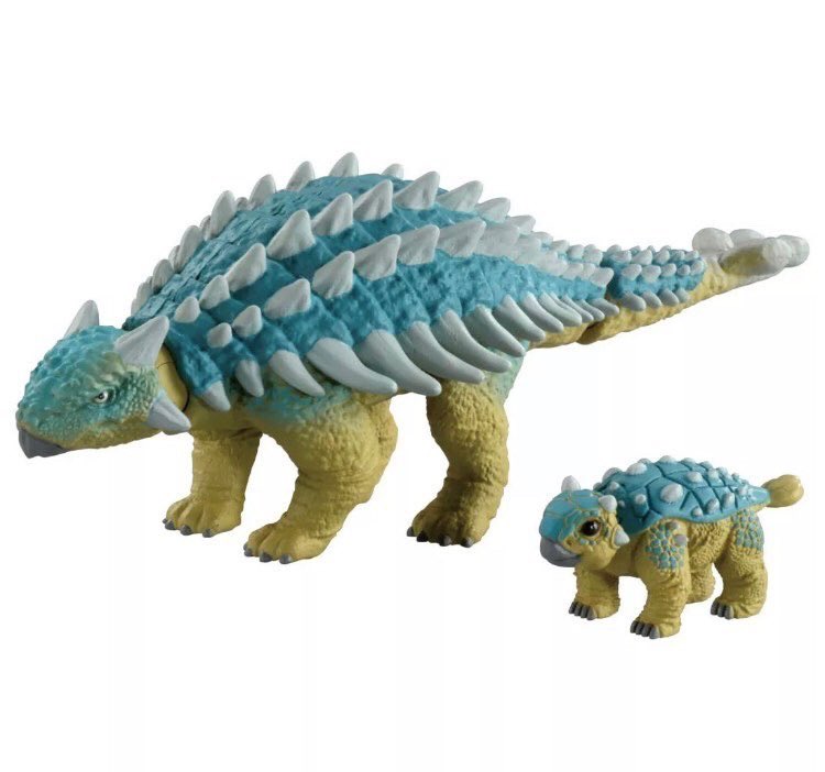 Collect Jurassic Bumpy Mania New Figurines From Tomy Are On The Way Depicting Both The Baby And Adult Ankylosauruses From Netflix S Jurassic World Camp Cretaceous Wonder If We Ll Eventually Get A