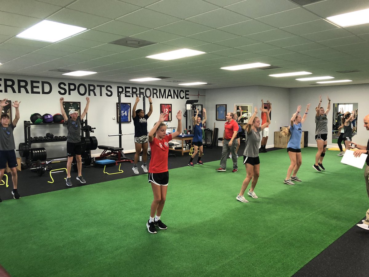 Preferred_PT's tweet photo. Successful first day of Sportsmetrics! —
ACL Injury Prevention & Performance Training .
.
.
.
.
#psp #preferredperformance #sportsperformance #sportsmetrics #aclprevention #plyometrics #soccer #basketball #pptathletes #pptstrong #forclaycounty https://t.co/dpVHECCVSX