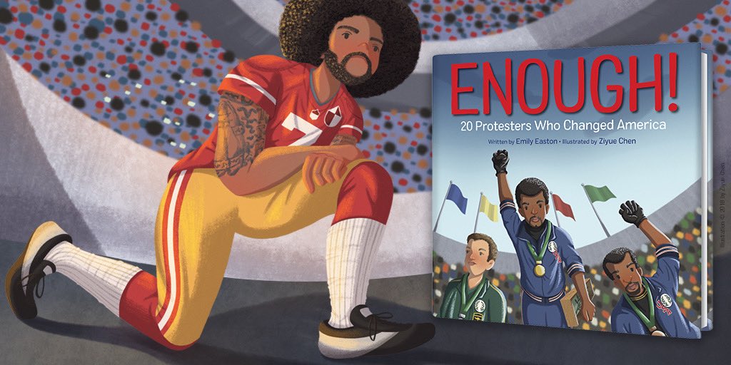I kneel with Colin.
I stand with John and Tommie.
I march with Martin.
I sit with Rosa.
I demand justice for all Americans, not just the powerful or privileged. #EnoughIsEnough #BlackLivesMatter #WeThePeople