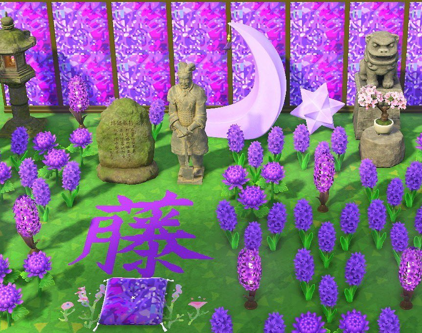 kir4r1's tweet photo. my take on the wisteria garden from kimetsu no yaiba 💜✨👿 https://t.co/URV95jAnqy