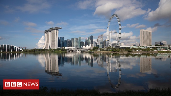 It all started in a church in Singapore on 19 JanuaryAmongst the congregation were a couple who had just arrived from China The couple seemed healthy - displaying no symptoms At the time, no symptoms meant no chance of spreading it http://bbc.in/CoronavirusSilentSpreaders
