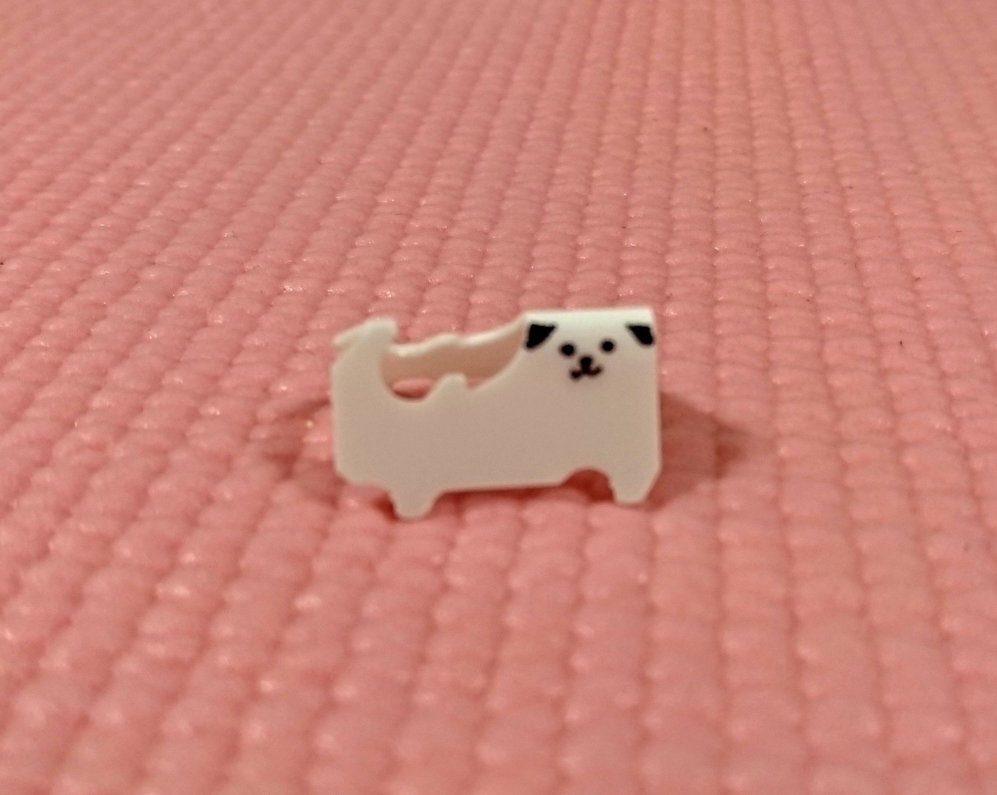 あこ 今さらだけどプカ中チェを見て犬さん を作ってみた ひとりじゃ寂しそうだから明日パンを買いに行こうと思う お文具さん バッグクロージャー T Co K8mfqzbasp