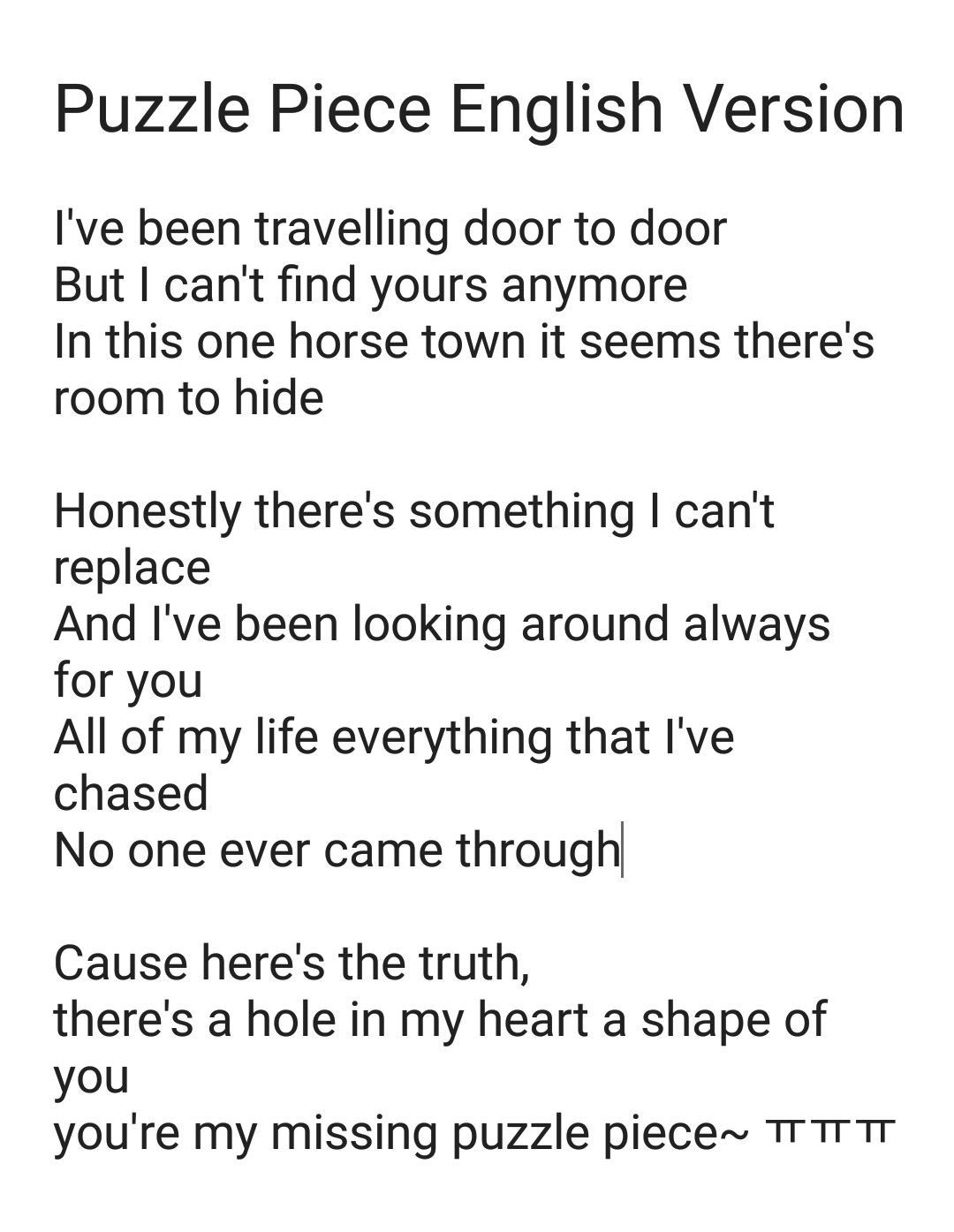 1 Jisung Enthusiast We Ve Only Heard Few Of Puzzle Piece English Lyrics But It S Making Me Cry Big Time Everyone Say Thank You Chenle Jisung For Spoiling It
