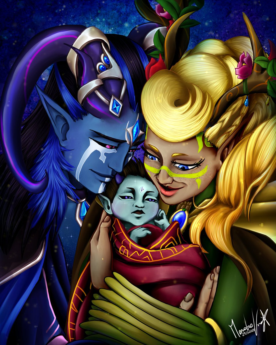 mandrakne's tweet photo. First day for #tdpocevent20 : #family
On other tweets I'll put the poem with it! I just presented 3 of my OCs all at once ๐คฃ
He's Alkun a #startouched she's Heliodor a #earthblood and the baby will have a great future ahead...
#tdpoc #tdpart #TheDragonPrince https://t.co/B00mG8QiUZ