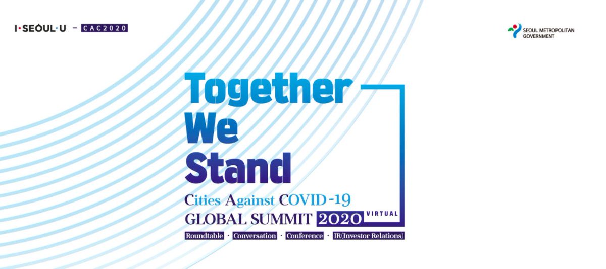 Starting today the City of Seoul will host the CAC (City Against COVID-19) Global Summit 2020: Together We Stand. <a href="/Seoul_gov/">Seoul Government</a>

#ISeoulU #Seoul #CAC2020

Watch live here: youtu.be/egRlqL2ISjk