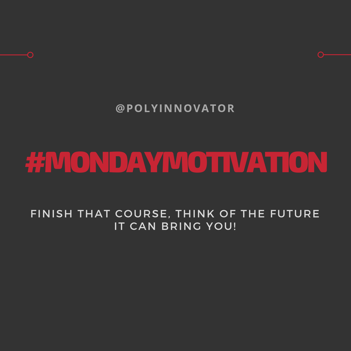 polyinnovator's tweet image. You can learn so much from them, and truly create your own #degree out of a bunch of them. #modulardegree

FINISH THAT COURSE
Almost every person has tried some sort of online edu, Go out and finish it!

Check out the #moddegree at
polyinnovator.space
#polyinnovator