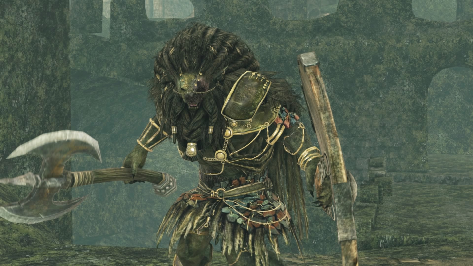 チャージョン ダクソ2の獅子族の戦士は元はフォローザの獅子騎士団という考察 まず獅子というワードの一致 次に獅子族が持つ 獅子の盾 に描かれた模様は何かの信仰の証 3にも同じデザインの盾が登場し名前が 戦神の盾 になっています 獅子騎士団は戦神