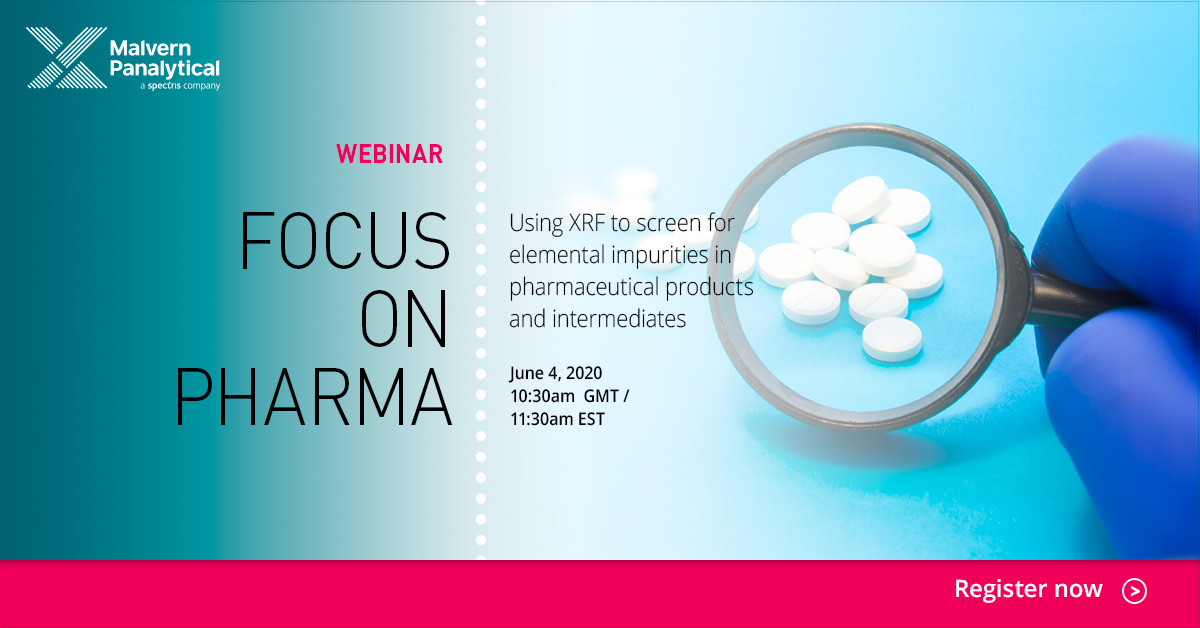 newsfrom_MP's tweet photo. Learn how Salutas Pharma utilized XRF technology to establish new elemental impurity screening methods for oral solid dose drug products. Register for our webinar here https://t.co/gXWjzz1qWh #webinar #pharmaceutical #impurityanalysis https://t.co/MuBVYnRdxl