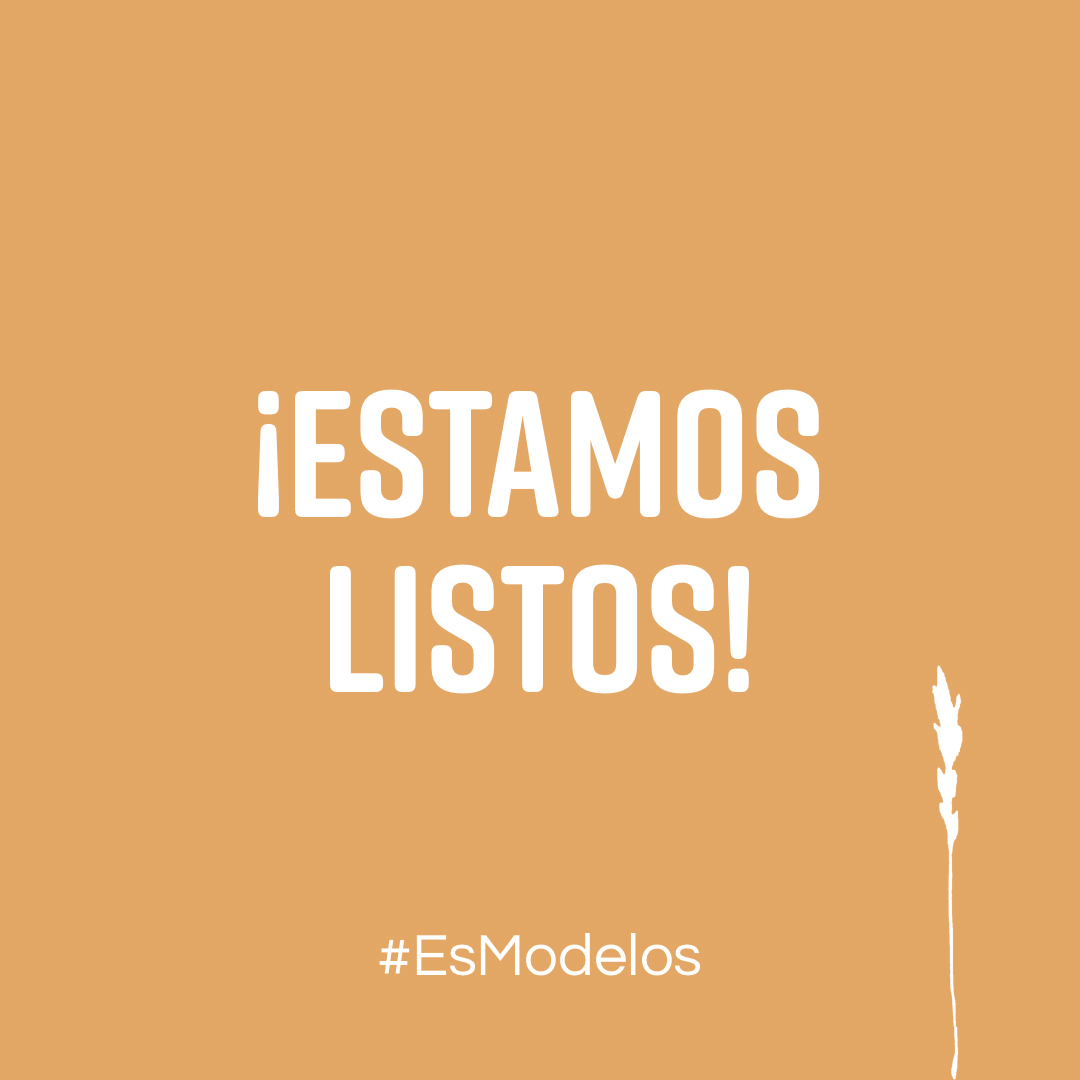 Con toda la actitud y responsabilidad nuestro equipo está listo para regresar. Hagamos de este regreso algo seguro para todos. #EsModelos