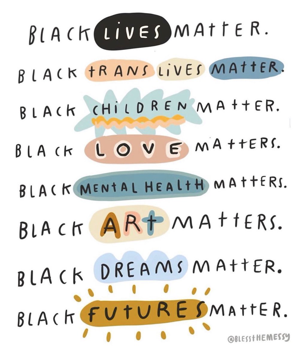 No one is free when others are oppressed. #BlackLivesMatter