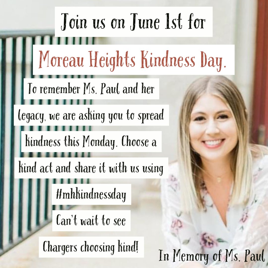 Chargers Choose Kind!
#mhkindnessday