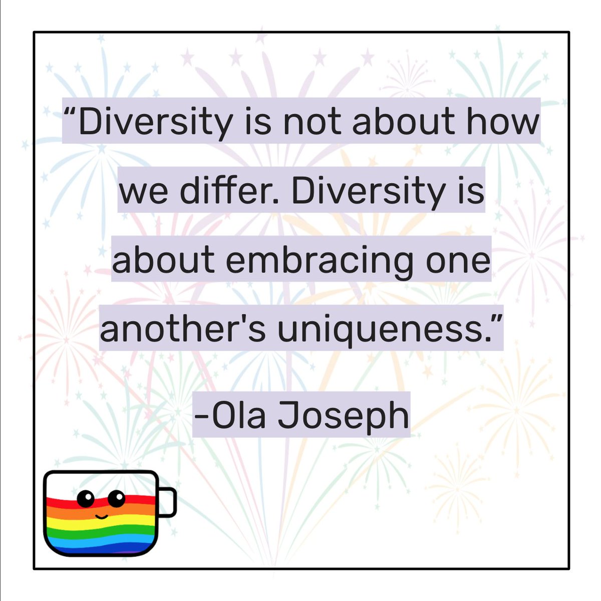 TechTeahouse's tweet image. Happy Monday!

#mondayquote #pride2020 #diversity #diversityintech