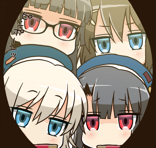 キチャッタ、提督の後ろに、彼シャツ、提督さんに会いたいΣφ三φ三φ三φ(:3」∠)_月変わってしまいましたが5月の #今月描いた絵を晒そう #艦これ 