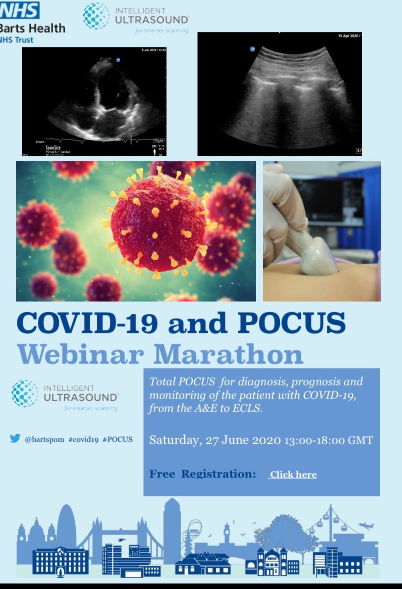 bartspom's tweet photo. Join our upcoming webinar: COVID 19 and POCUS Webinar Marathon https://t.co/uAWWqQbbrc via @GoToWebinar https://t.co/LoQPKTUHyS
