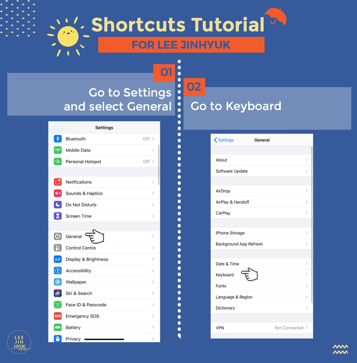 SupportJinhyuk's tweet photo. ☀️#SJTxTips☀️
🔵IOS Shorcuts Tutorial🔵
@LJH__Official #이진혁 #LEEJINHYUK https://t.co/XSSqFj5h75