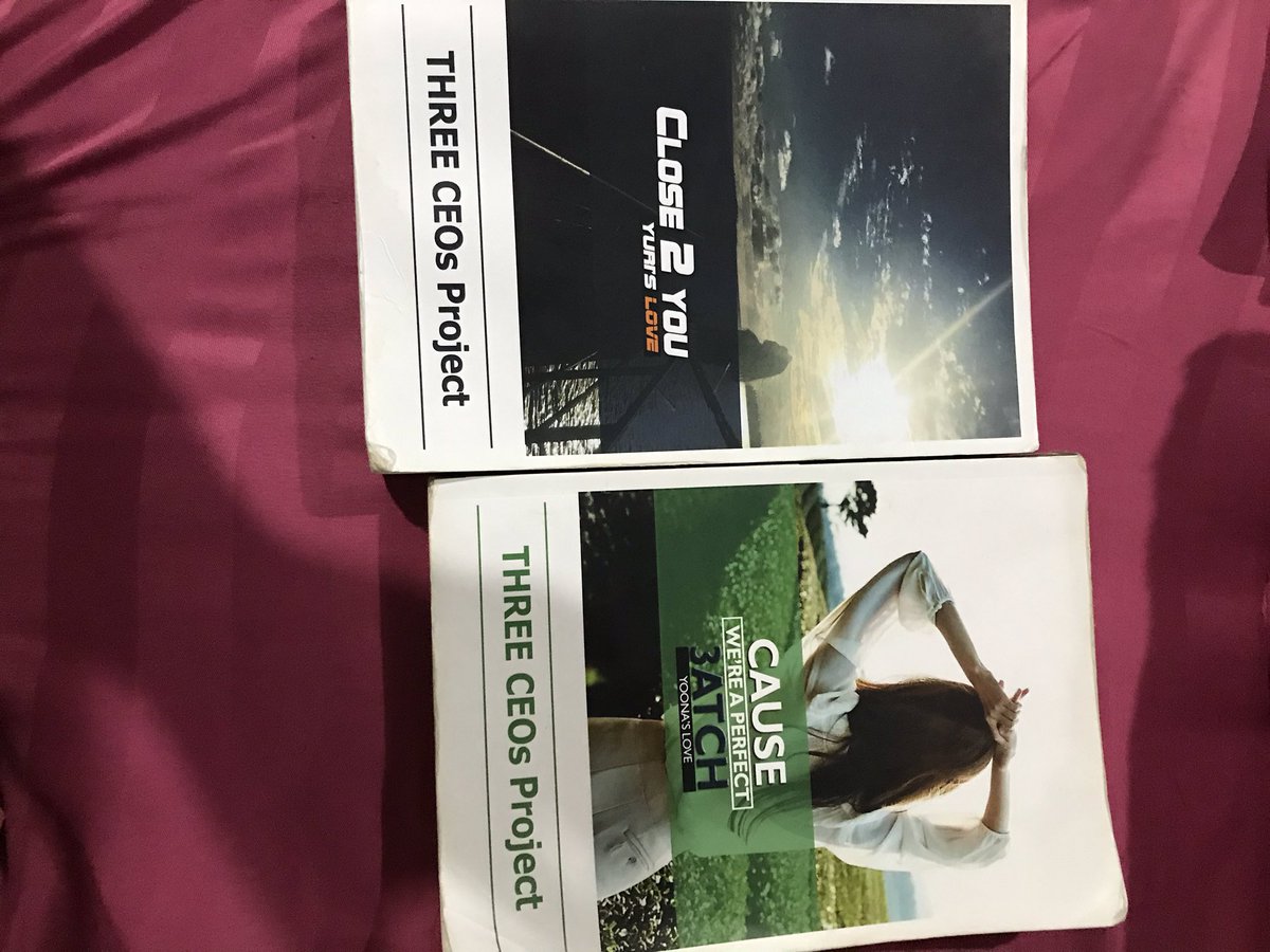JaoBennn's tweet photo. Three CEOs Project
- ราคาปก 400 บาท รวมส่ง
สอบถามได้จร้า ขอดูสภาพได้นะคะ😊💕
#threeceosproject #yoonseo #ยุนซอ
#yulsic #ยูลสิก #นิยายยูริ #นิยายยูริมือสอง #นิยายสภาพดี #ของสะสม #หนังสือมือสอง #หนังสือมือสองราคาถูก #หนังสือมือ2 #หนังสือดีบอกต่อ #หนังสือน่าอ่าน #jaobenshop https://t.co/F1K94ZvsYU