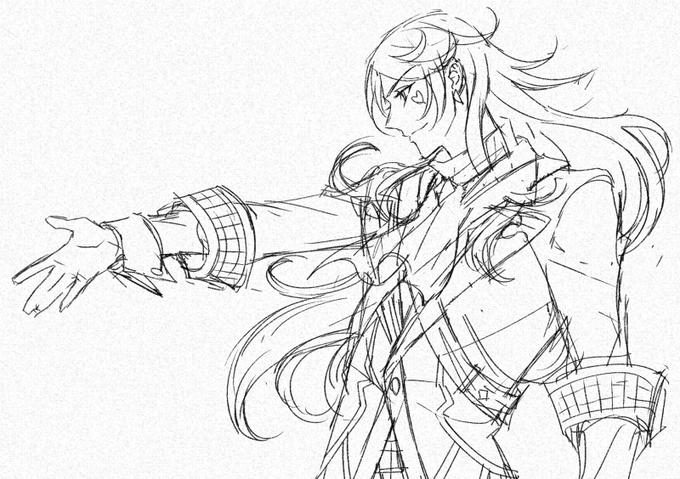 Cカスピエル下書き+線画 