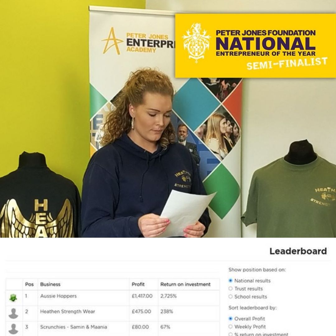 EastDurhamCol's tweet photo. Our Peter Jones Enterprise Academy students have been making a tremendous amount of progress from home! 'The Meatmen' are currently in 1st place followed by 'Extrawdinary' in 4th. In a separate competition we have 'Heathen Strength Wear' in second place! 

Fantastic work! 🌟 https://t.co/VSOJs3rfxI