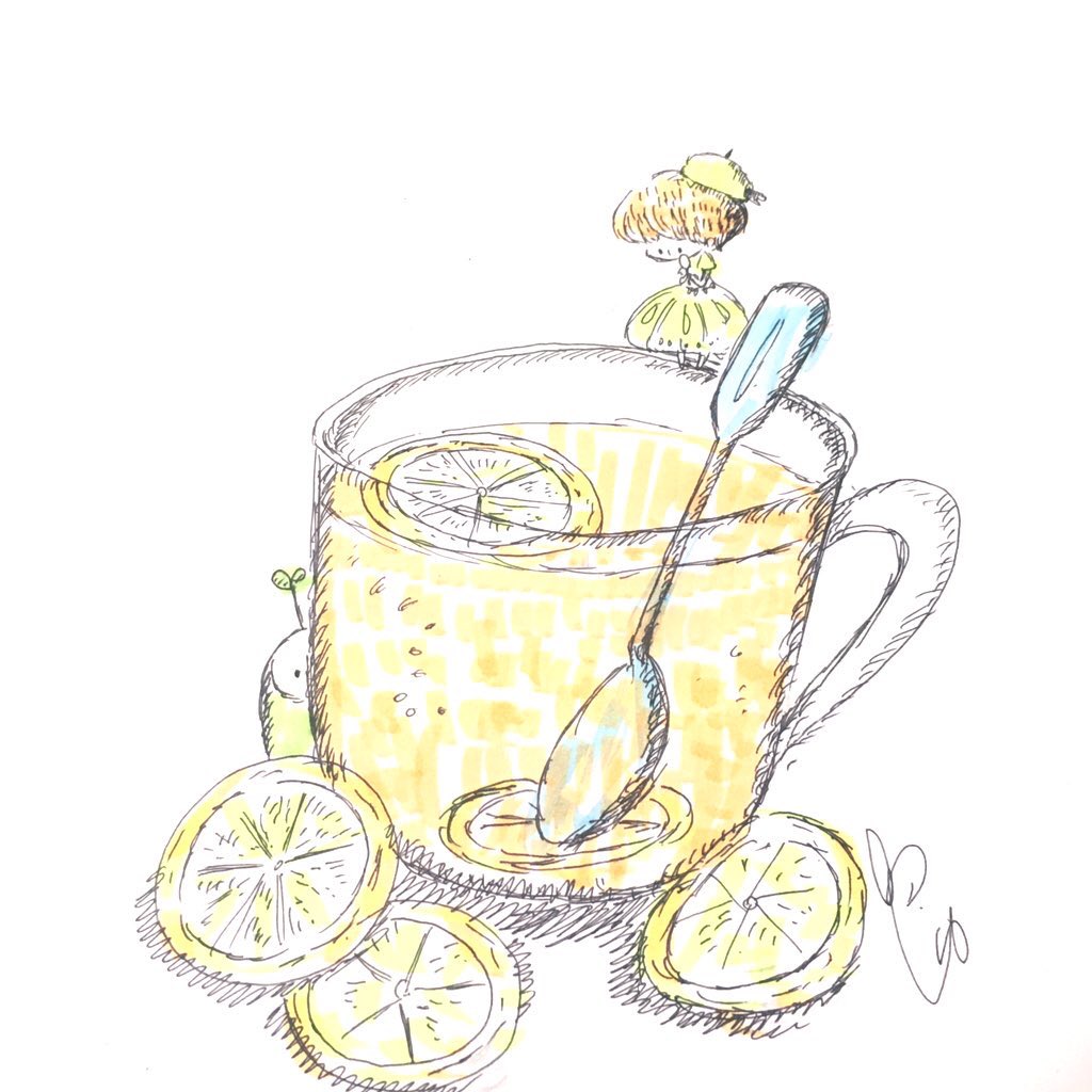 山本ゆかり レモンティー Lemontea Girl Yamakotosan Illustration レモンティー 女の子 やまことさん イラスト