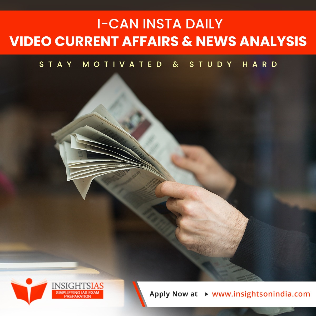<a href="/InsightsIAS/">Insights IAS</a> now provides Daily Videos on Current Affairs and News Analysis with ICAN initiative. Subscribe to our website for the daily videos.
Visit: bit.ly/2XJsmCA

#ICAN #CurrentAffairs #UPSC2020 #InsightsIAS #IAS #Bengaluru #Bangalore #Delhi #Hyderabad