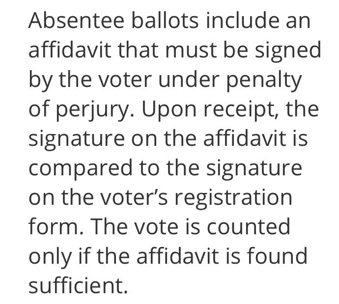 Also, in most states, your signature on the mail-ballot envelope is compared to the signature on file before a ballot is counted. Here’s how it works in Arizona. 3/